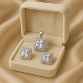 Zircon Locket Set-61 (White)